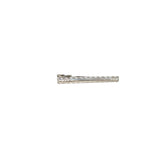 THE SILVER STRIPED TIE CLIP